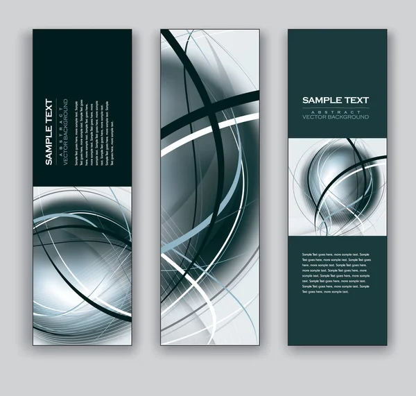 Vector Banners. Fondos abstractos . — Vector de stock