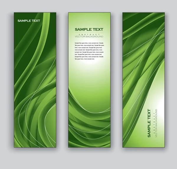 Vector Banners. Fondos abstractos . — Vector de stock