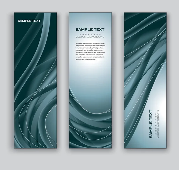 Vector Banners. Contexto abstrato . — Vetor de Stock