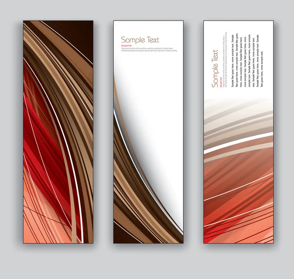 Vector Banners. Contexto abstrato . —  Vetores de Stock