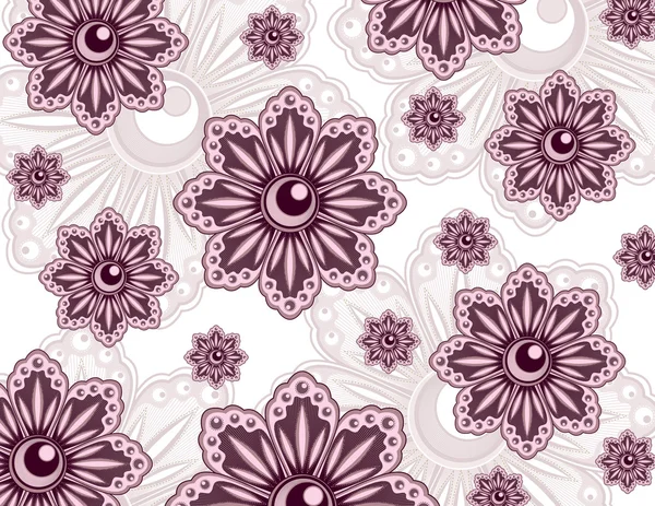 Fond floral. Illustration vectorielle . — Image vectorielle