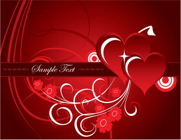 Сердца. Фон дня святого Валентина . — стоковый вектор