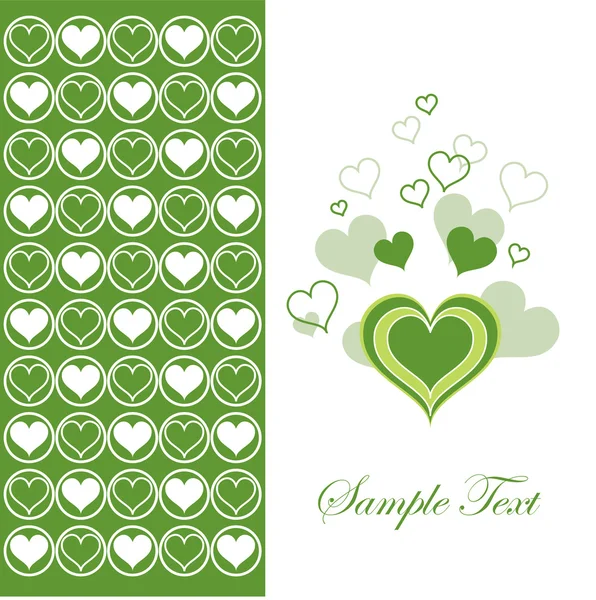 Hearts. Valentine's Day Background. — Stock Vector