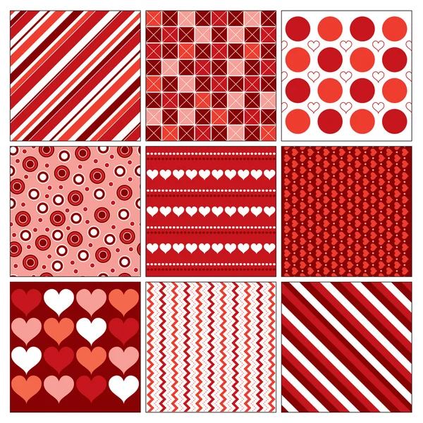 Sem emenda Valentines Backgrounds. Ilustração abstrata . — Vetor de Stock