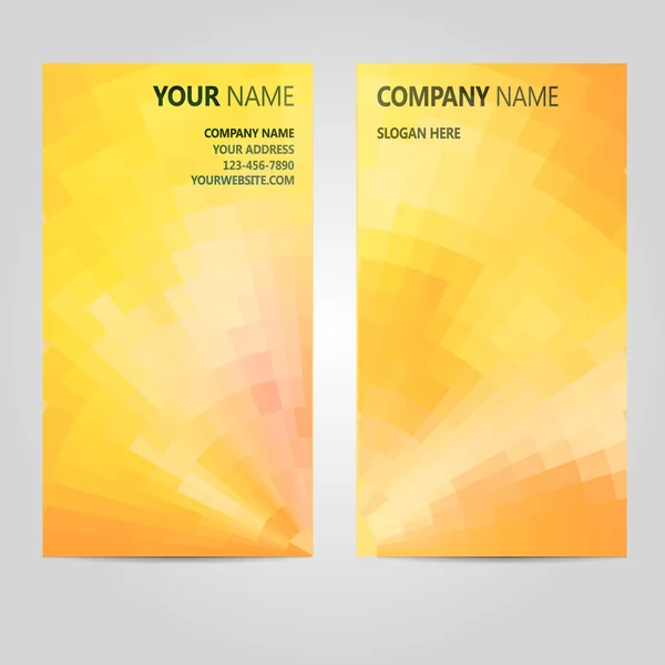 Color Business Card Set. Vector illustration. EPS10 — Stock Vector