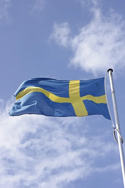Bandeira da Suécia — Fotografia de Stock