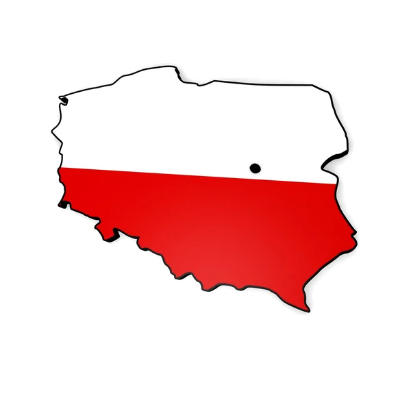 Pologne, image 3d — Photo