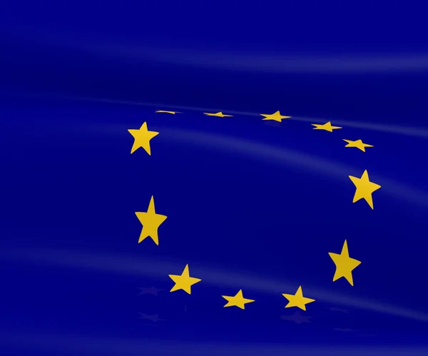 Europese vlag — Stockfoto