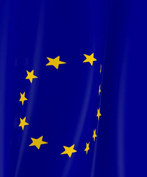 Europäische Flagge — Stockfoto