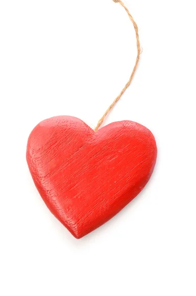 Forma roja del corazón — Foto de Stock