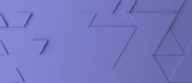 Soyut modern HEX6667AB üçgen arkaplan, 3D görüntüleme