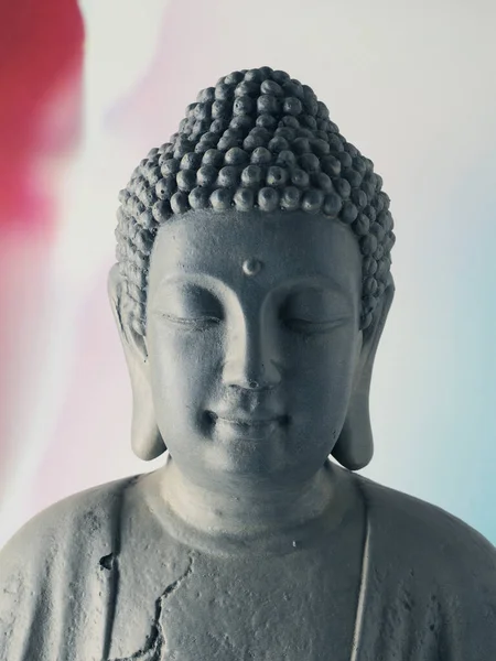 Gros Plan Une Statue Bouddha — Photo