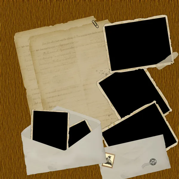 Vintage scrapbook kompozisyon