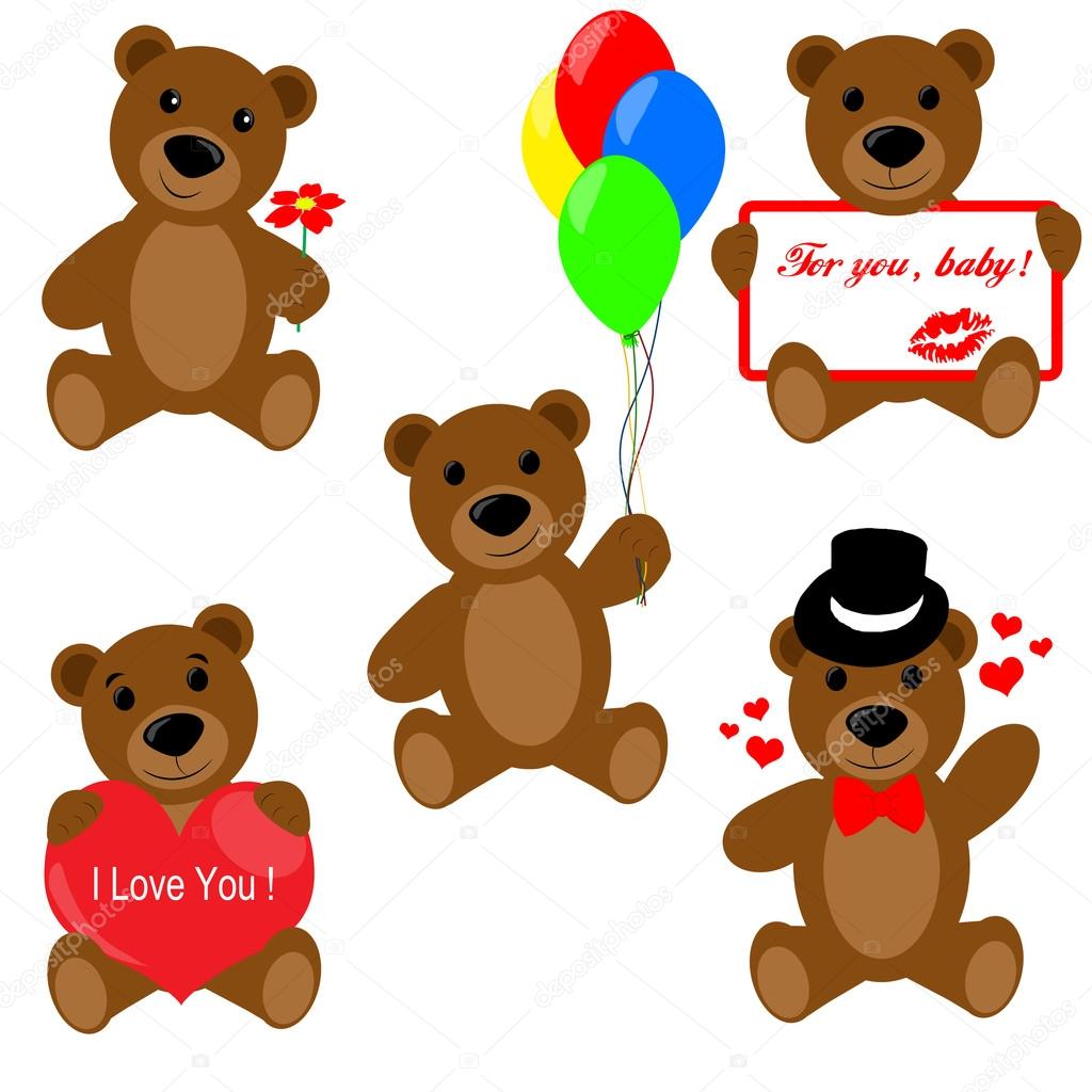 Set Of Valentine Teddy Bears Stock Vector Royalty Free Vector Image By C Roxanabalint Set Of Valentine Teddy Bears Stock Vector Royalty Free Vector Image By C Roxanabalint
