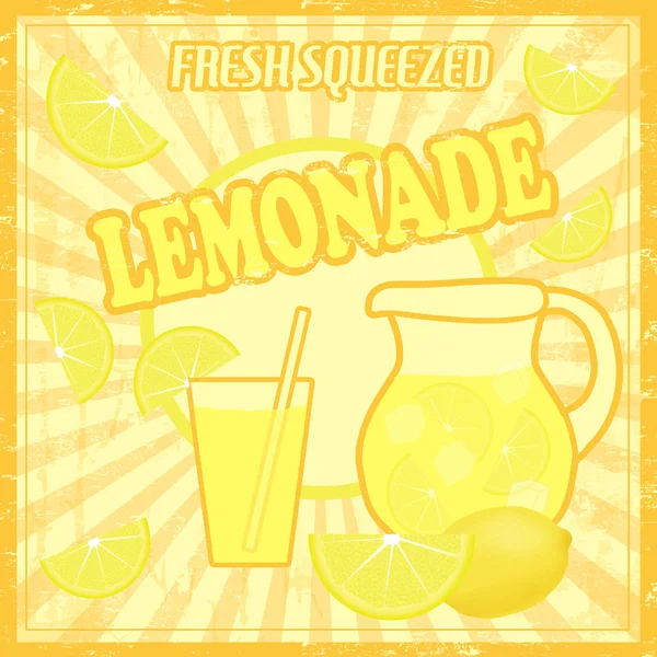 Affiche limonade — Image vectorielle