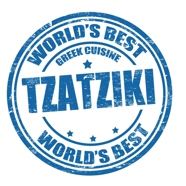 Tzatziki timbru — Vector de stoc