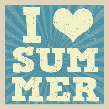 Yaz posteri seviyorum