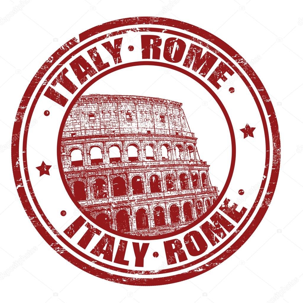 Italy, Rome stamp
