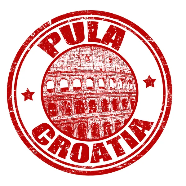 Pula-Marke — Stockvektor