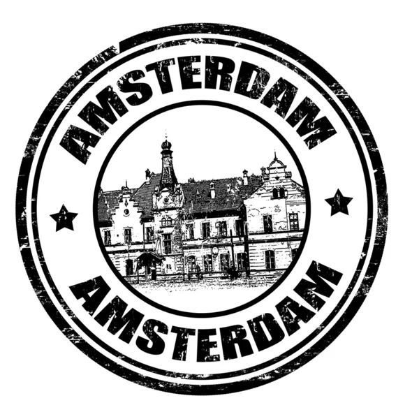 Amsterdam damgası — Stok Vektör