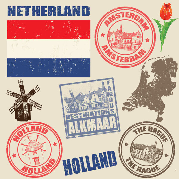 Набор почтовых марок Нидерландов
