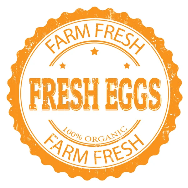 Timbro uova fresche — Vettoriale Stock
