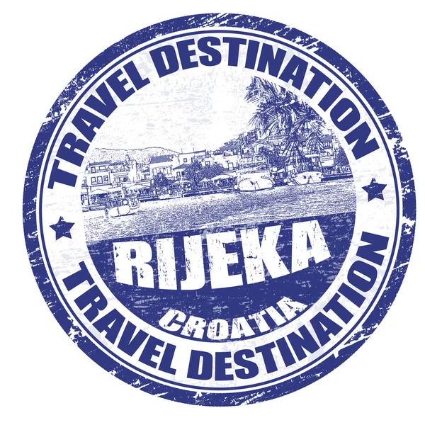 Rijeka stamp — Stock Vector