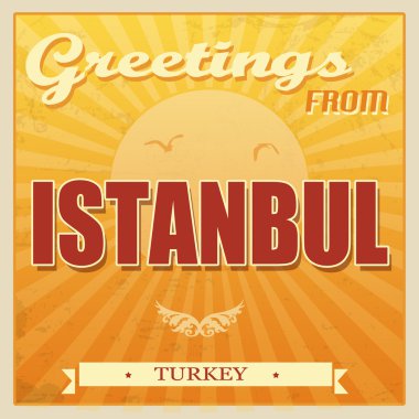 Vintage Istanbul, Türkiye poster