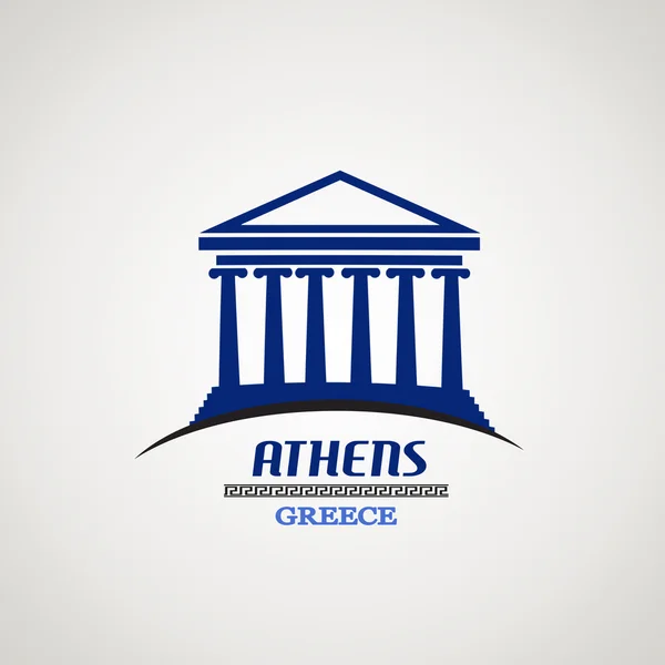 Athene-poster — Stockvector