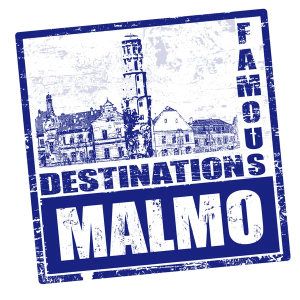 Malmö bélyegző — Stock Vector