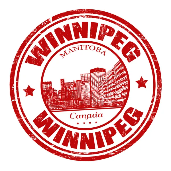 Winnipeg stämpel — Stock vektor