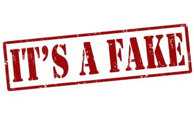 Sahte bir damga olduğunu