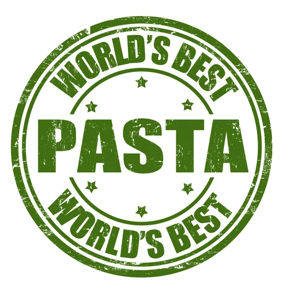 Pasta stempel — Stockvector