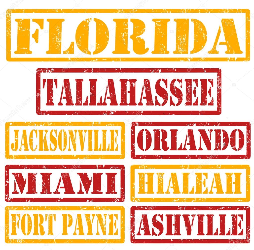 Florida Cities stamps