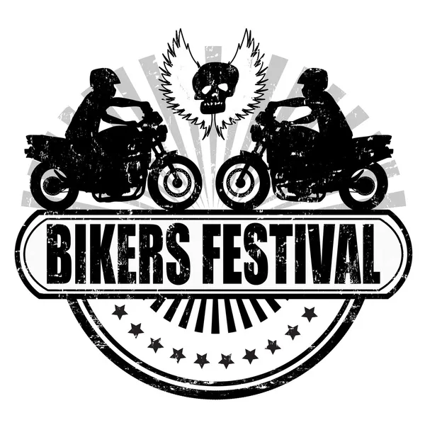 Festival dei motociclisti — Vettoriale Stock
