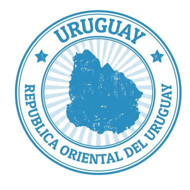 Uruguay stamp clipart