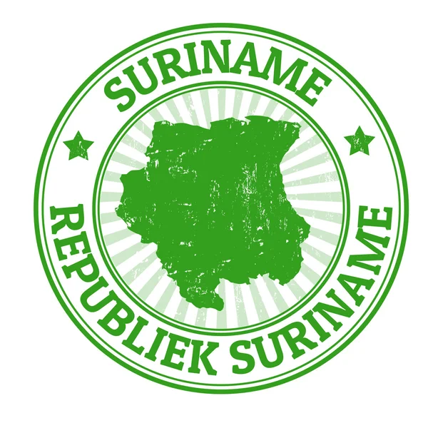 Suriname Marke — Stockvektor