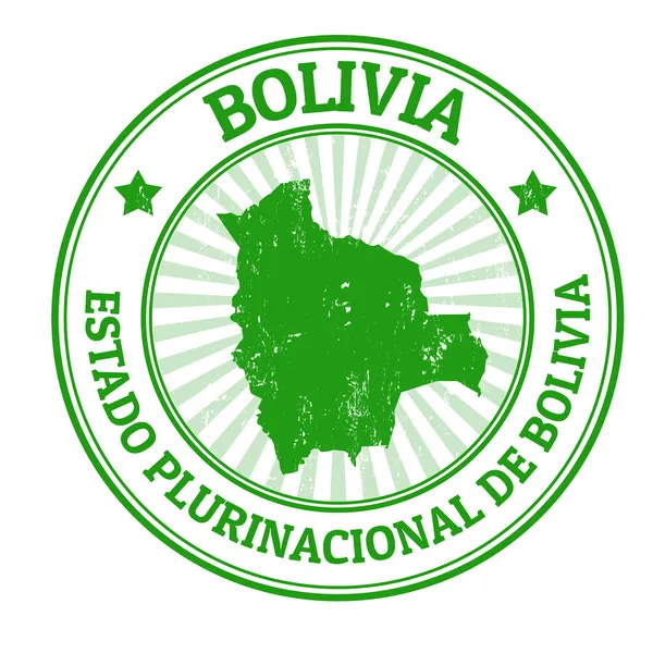 볼리비아 스탬프 — 스톡 벡터