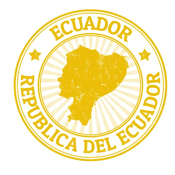 Ecuador Sello — Archivo Imágenes Vectoriales