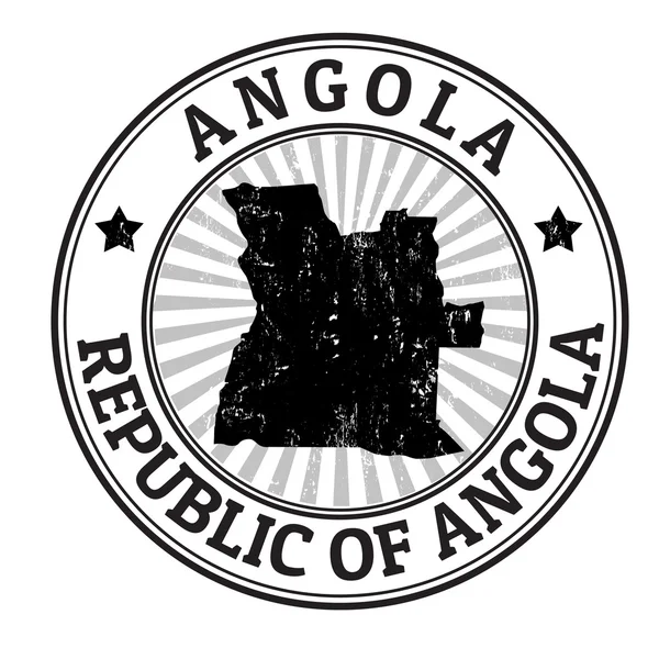 Angola stämpel — Stock vektor