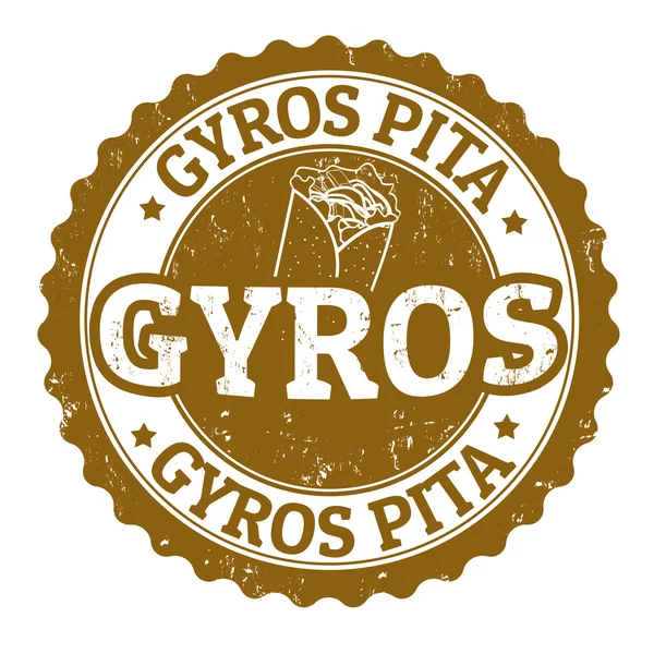 Gyros segno — Vettoriale Stock