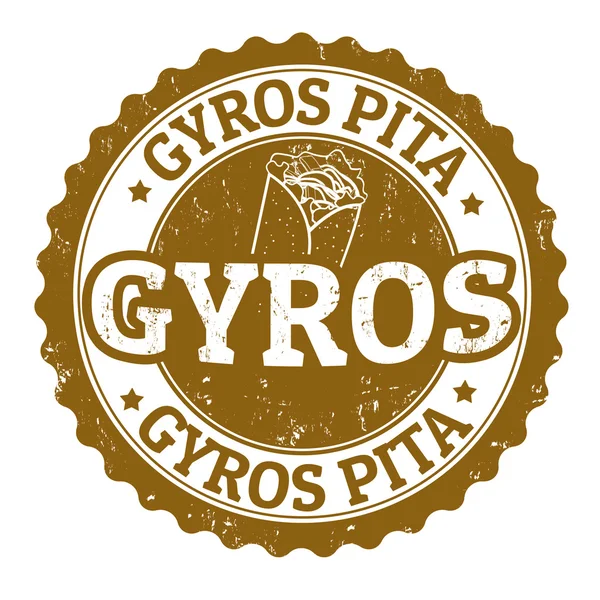 Signo de Gyros — Vector de stock