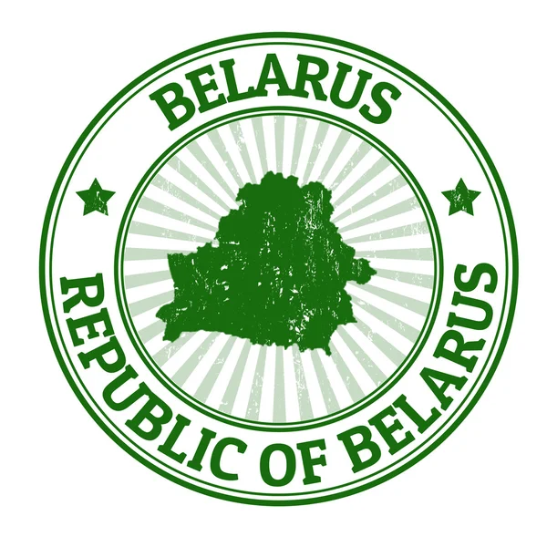 Belarus stamp — Stock vektor