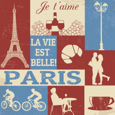 Paris sembolleri poster