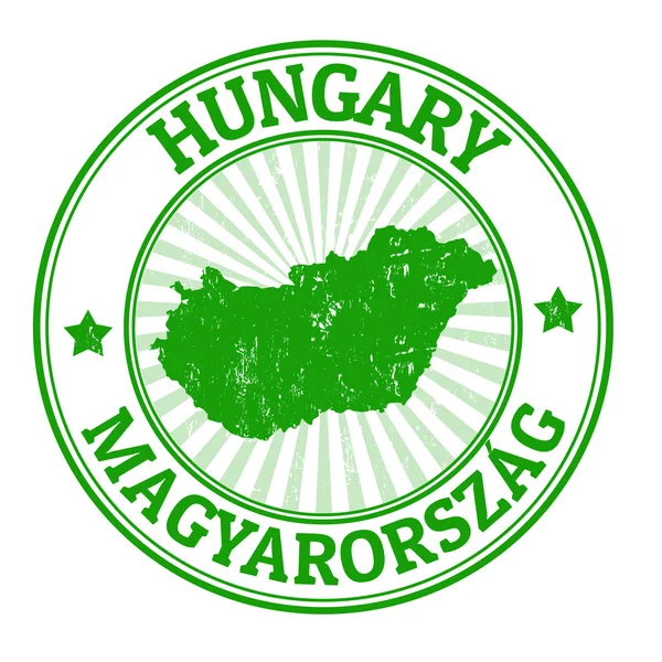 Hungary stamp — Stock Vector