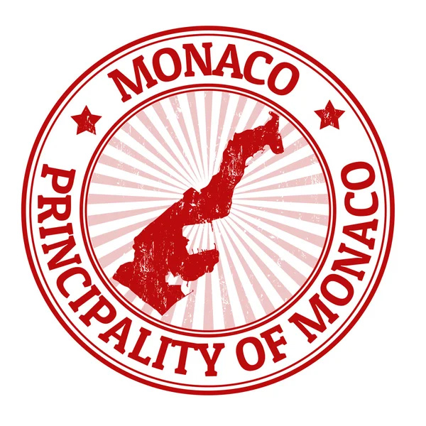 Monaco damgası — Stok Vektör