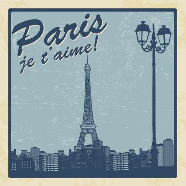 Paris VINTAGE poster