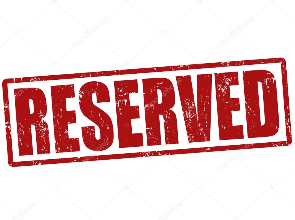 Reserved Sign Template from st.depositphotos.com