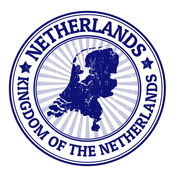 네덜란드 우표 — 스톡 벡터