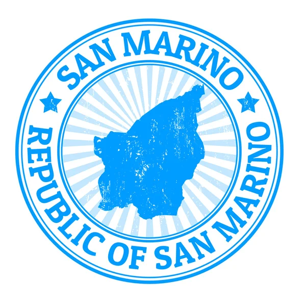 Znaczek San marino — Wektor stockowy